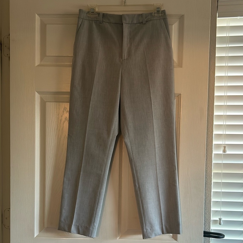 Uniqlo Smart Ankle ( 2 way )  Gray Pants light grey size S - Picture 5 of 15